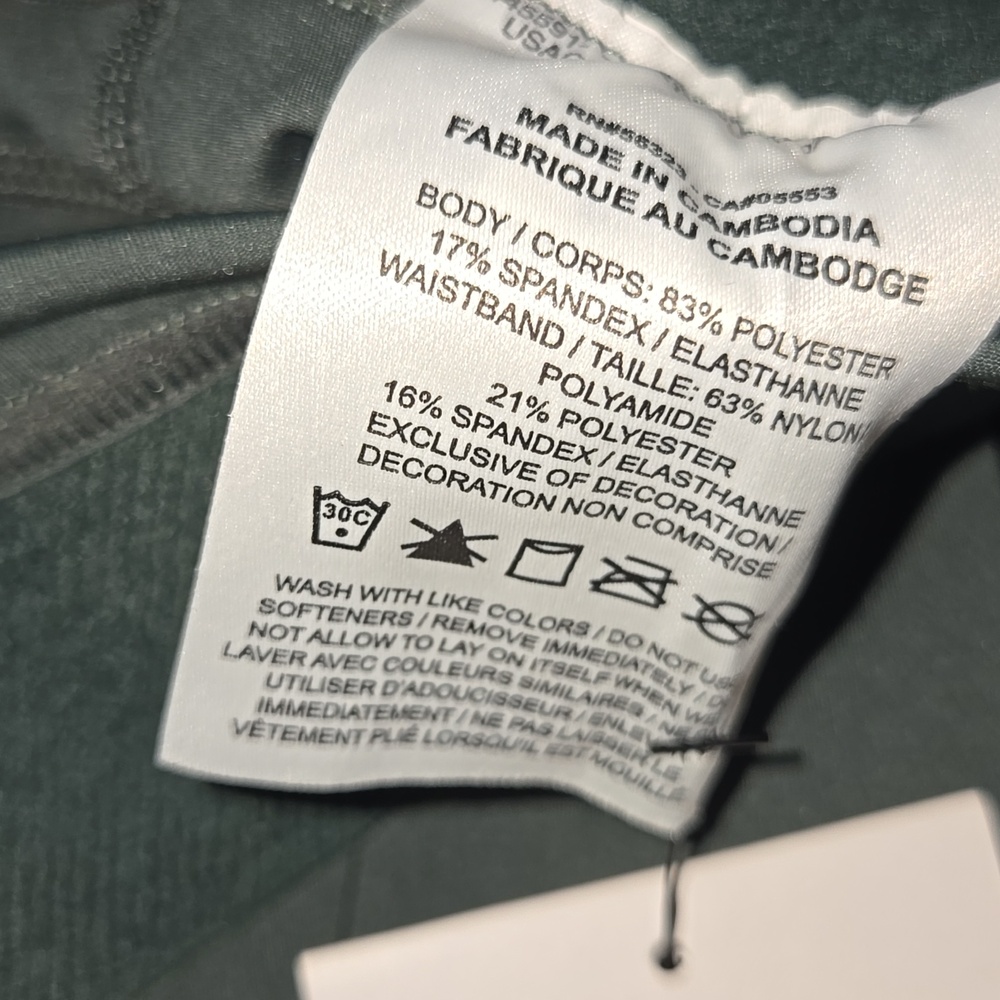 NikePro 3in ShortsNikeVintage Green/White SZ:XS NEW - Picture 9 of 10